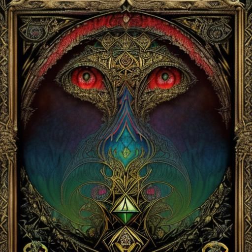 Surreal Dada Art in Expressionist Style