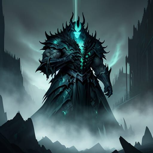 Dark Fantasy Monstrosity Unleashes Eerie Glow