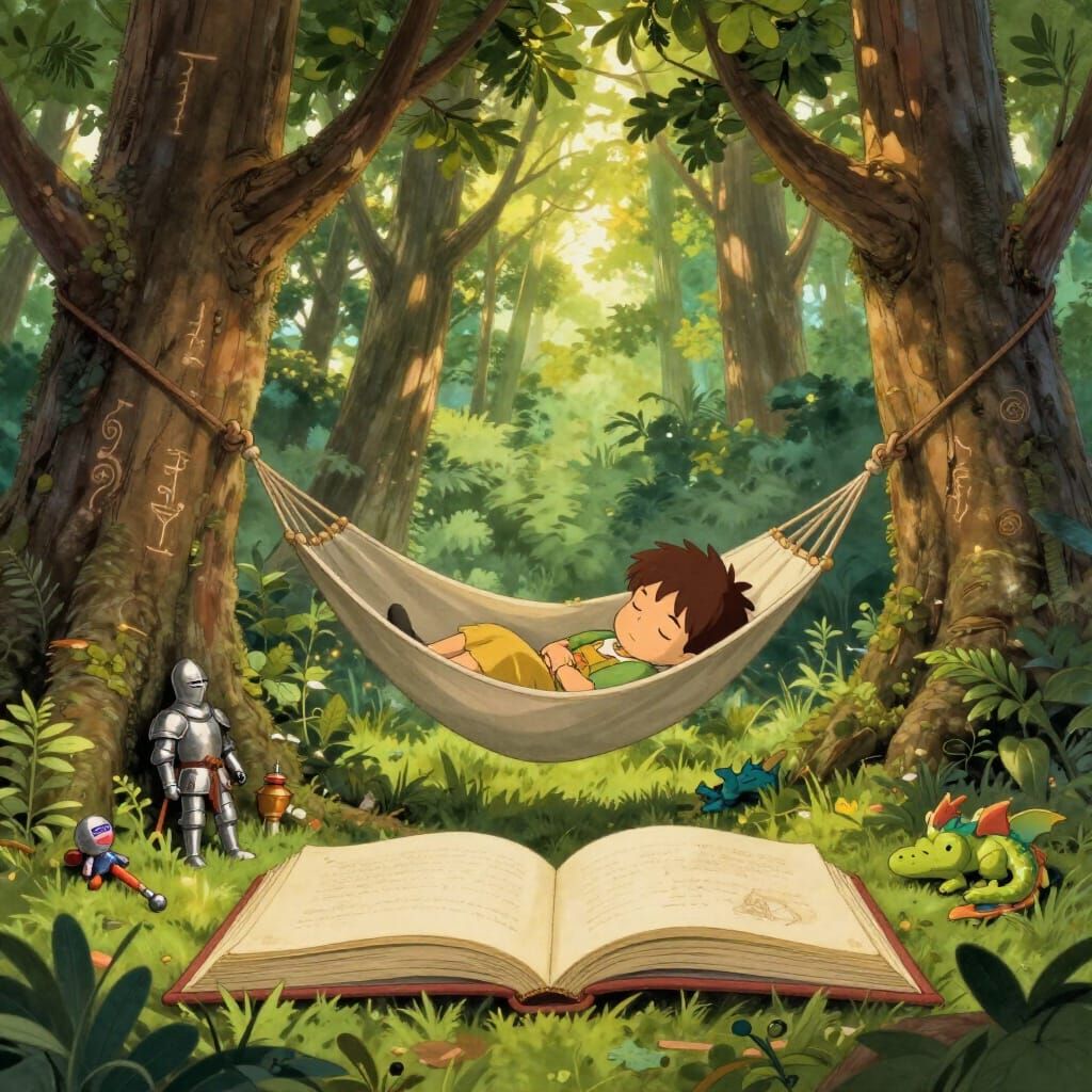 After a long day he got some zzzzs.