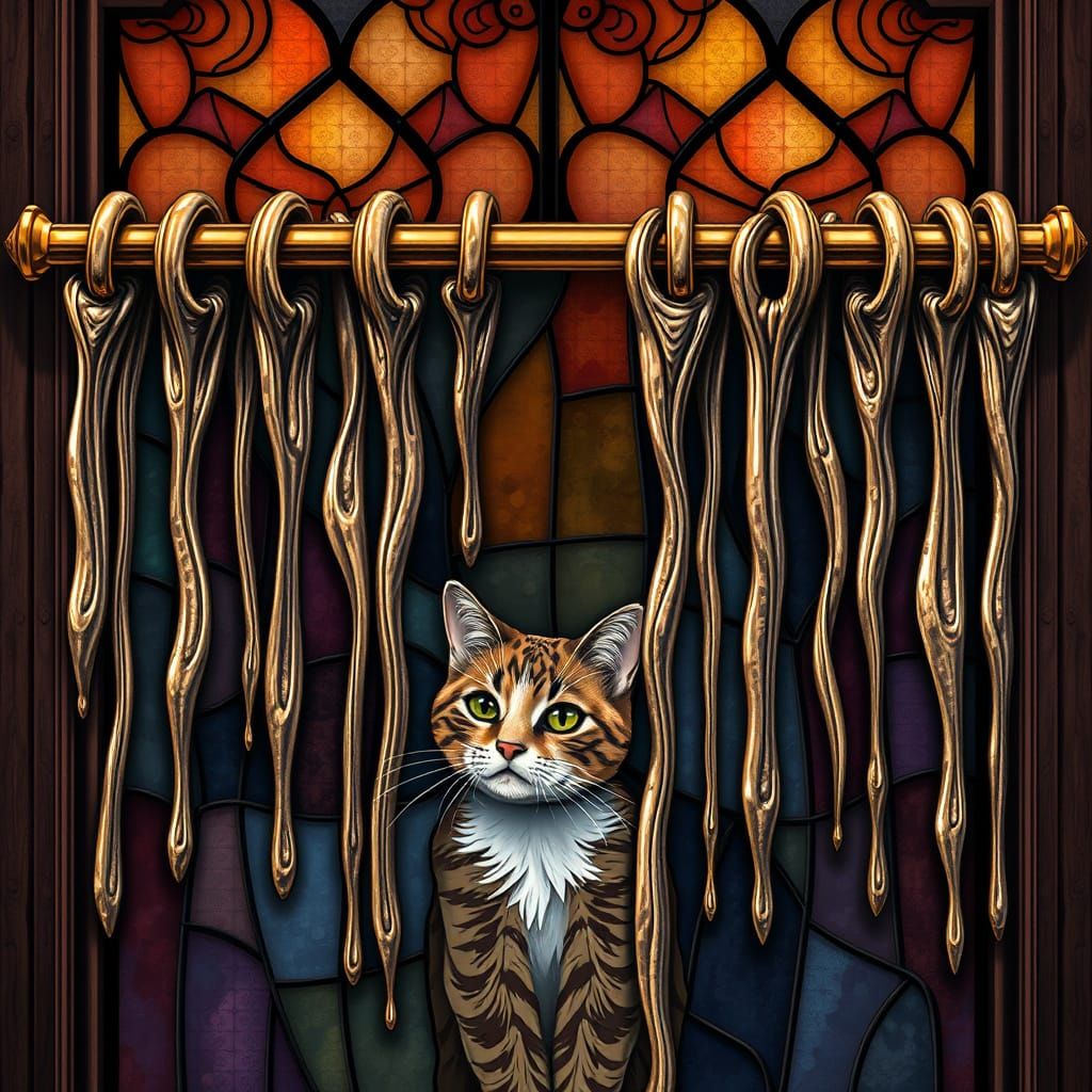 THE CAT IN THE WINDOW