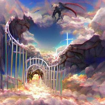 Ethereal Depiction of Heaven's Gate