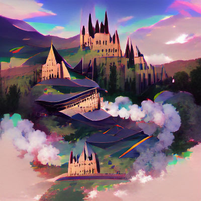 Hogwarts Castle AI Interpretation
