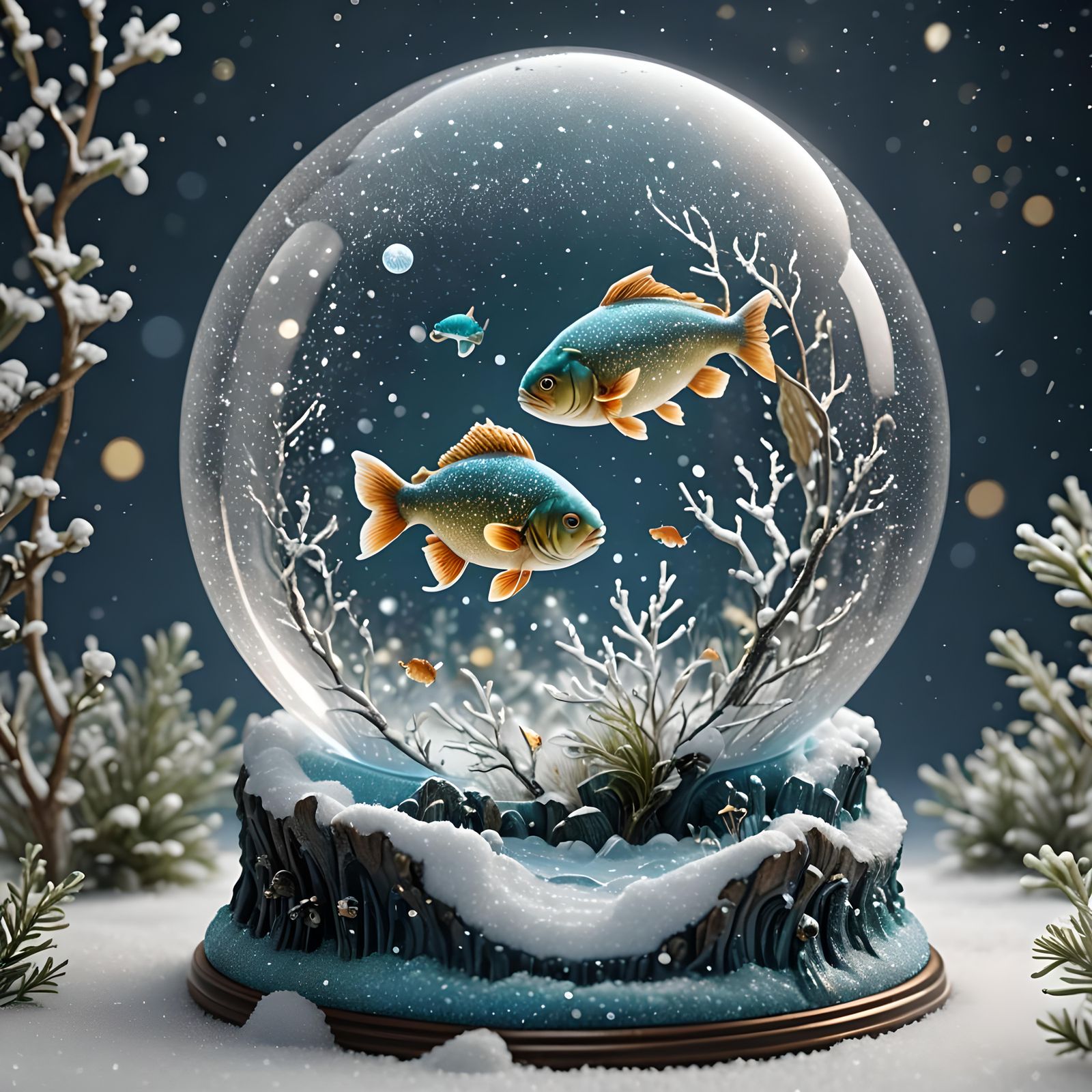 Fishy SnowGlobe