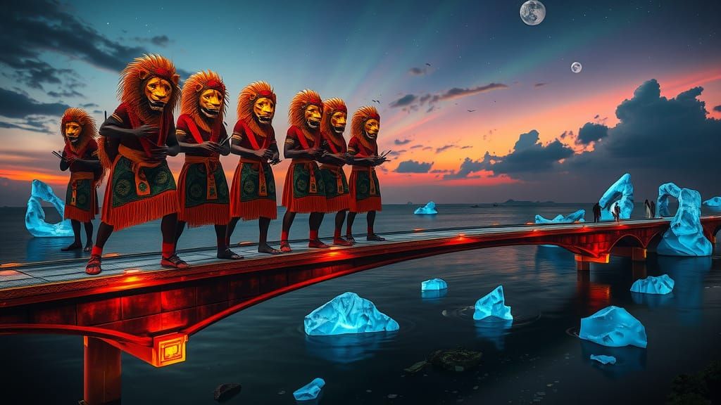 Surreal African Drummers Conjure Mystic Ambiance in a Dreaml...
