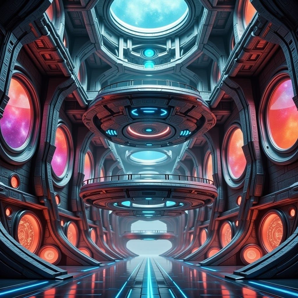 Space Station Docking Ring Hall