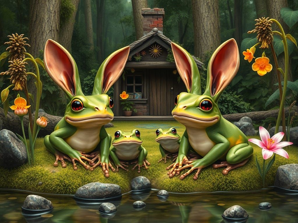 Frogs with Jackrabbit Ears