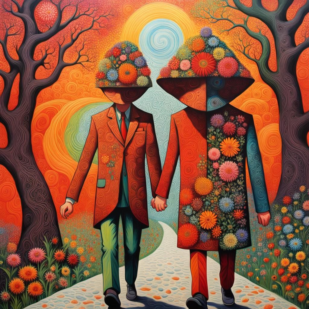 Magical Castle Journey in Origami Papercraft Style