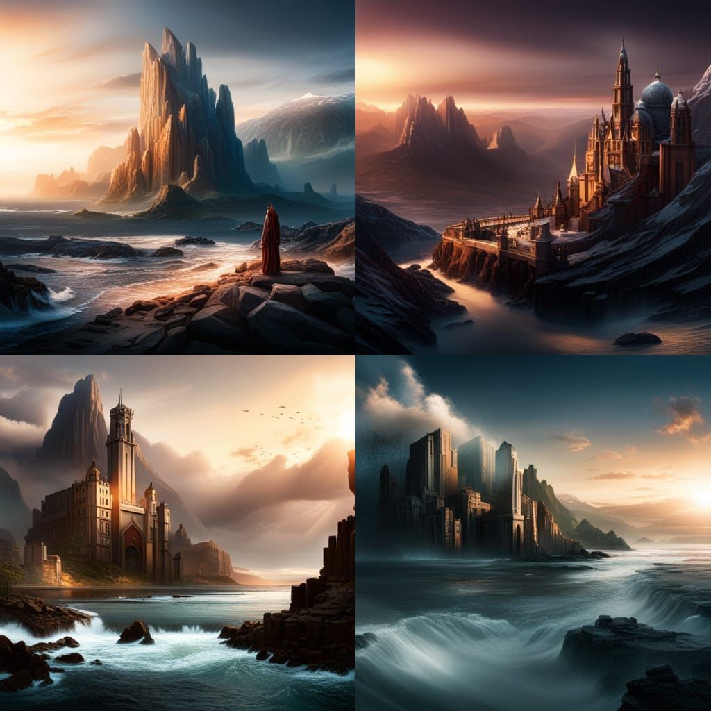 Epic Cinematic Digital Matte Painting