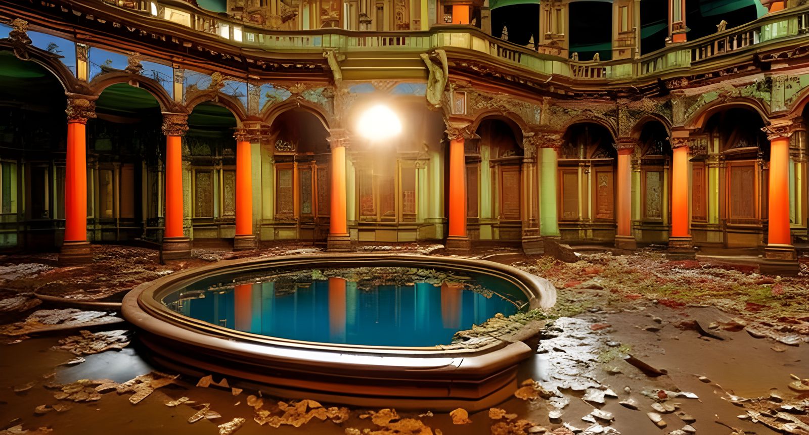 Haunted Victorian Prague Mansion in Art Nouveau Style