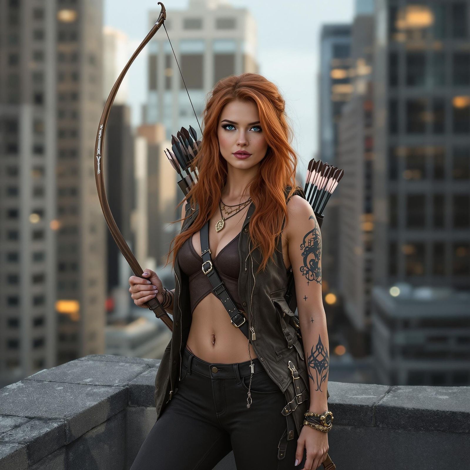 Confident Catti-brie Embarks on a New Adventure in a Modern ...