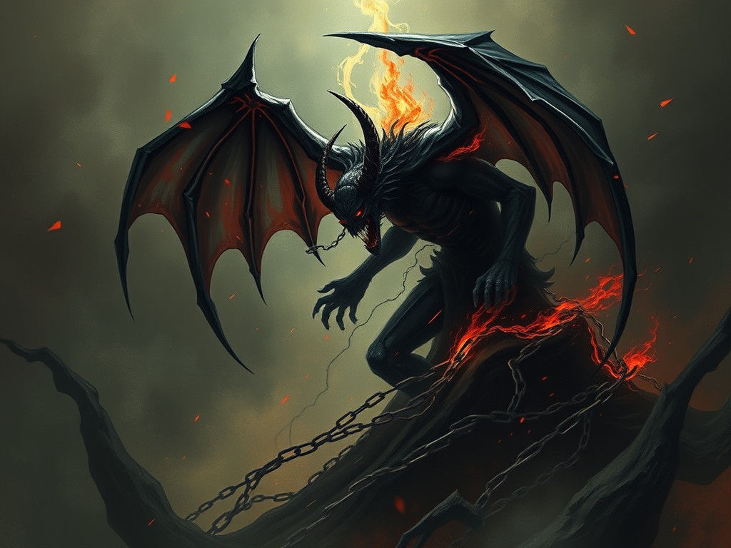 Demonic Whispers in Silent Darkness