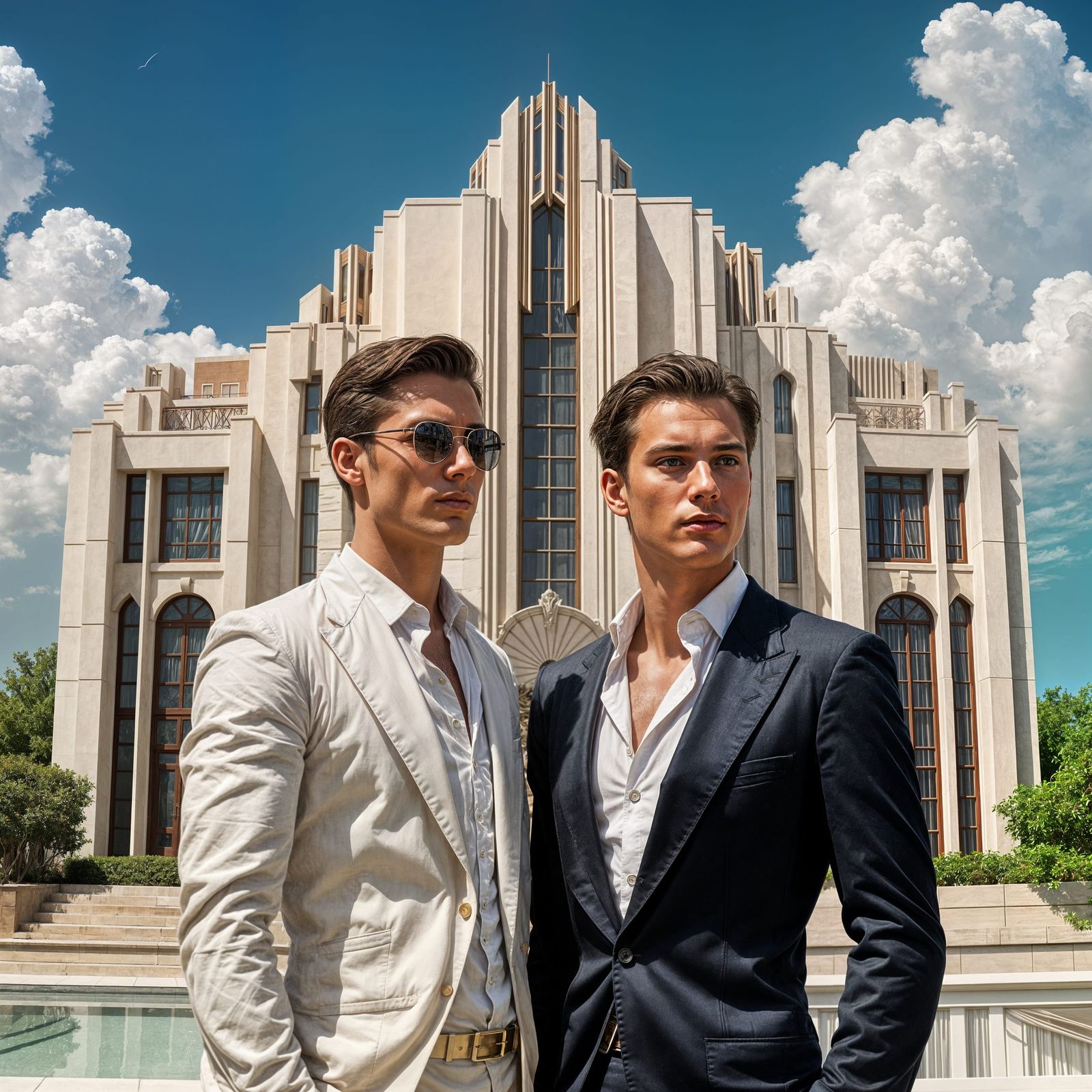 Young Men Build an Art Deco House