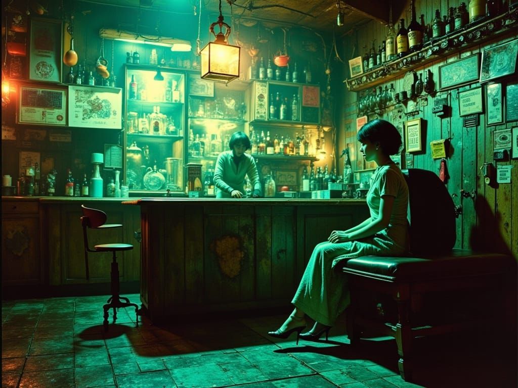 Alien Cyber Bar in Turquoise Marine Colors