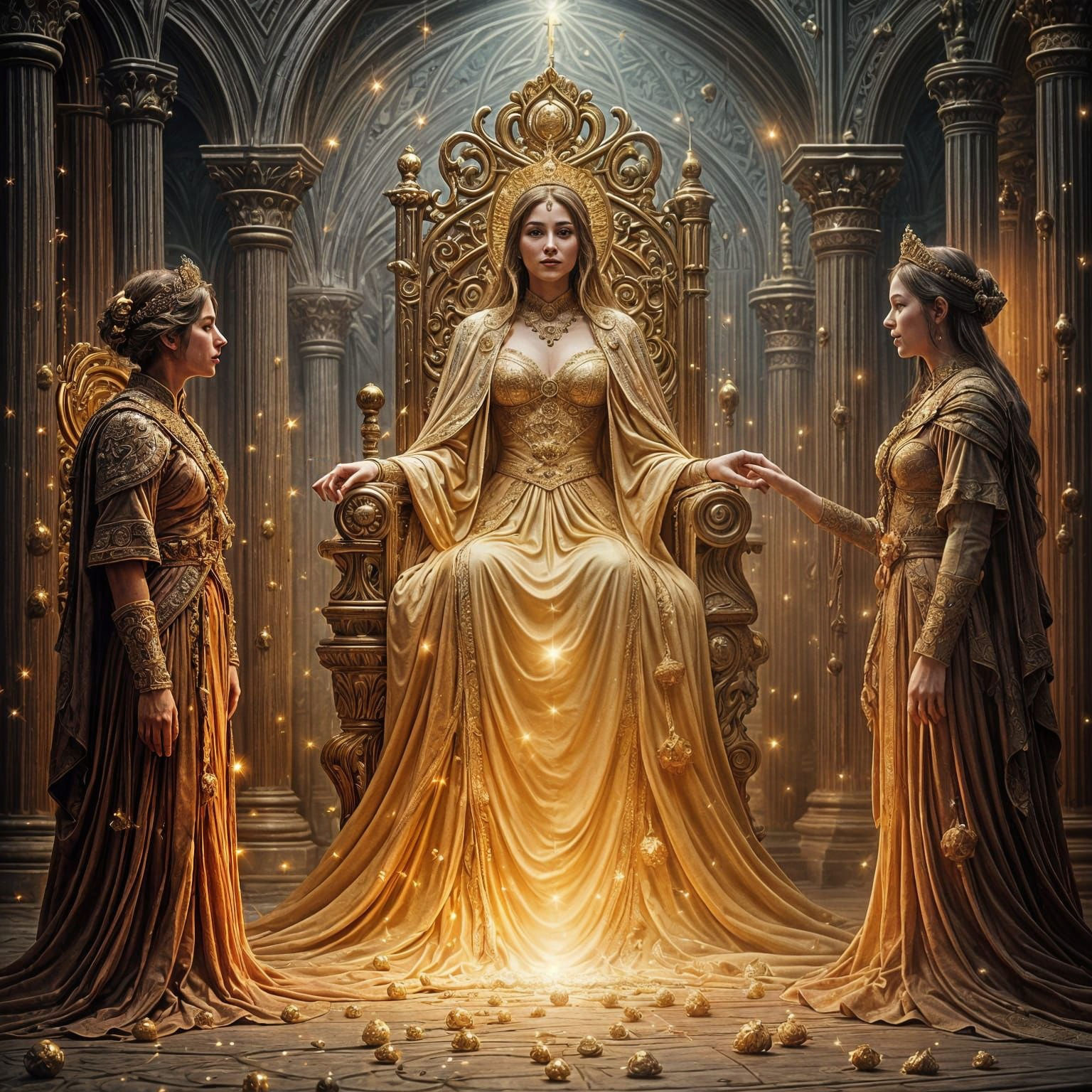 Golden Queen Arrives in Star Hall