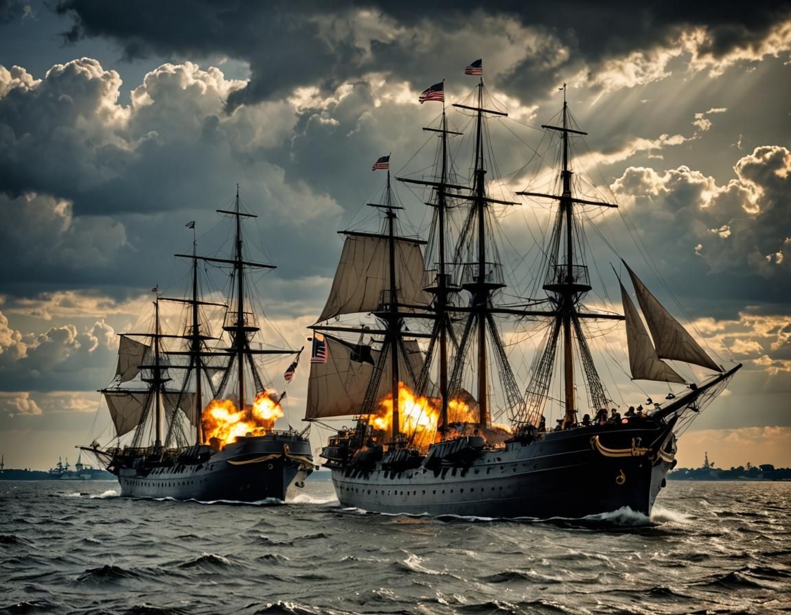 American Civil War Ironclads in Naval Combat