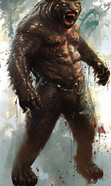 Frightful Werejaguar Concept Art