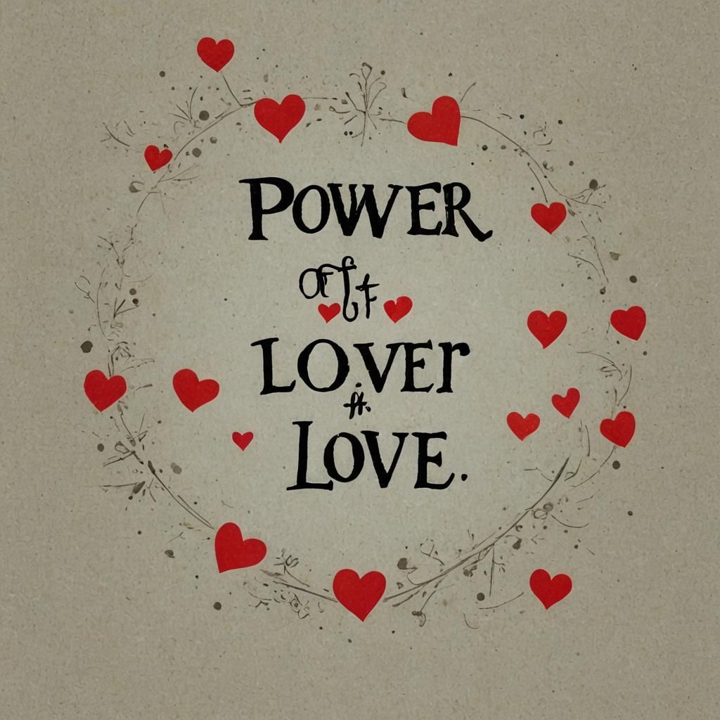 Vibrant Expression of the Power of Love
