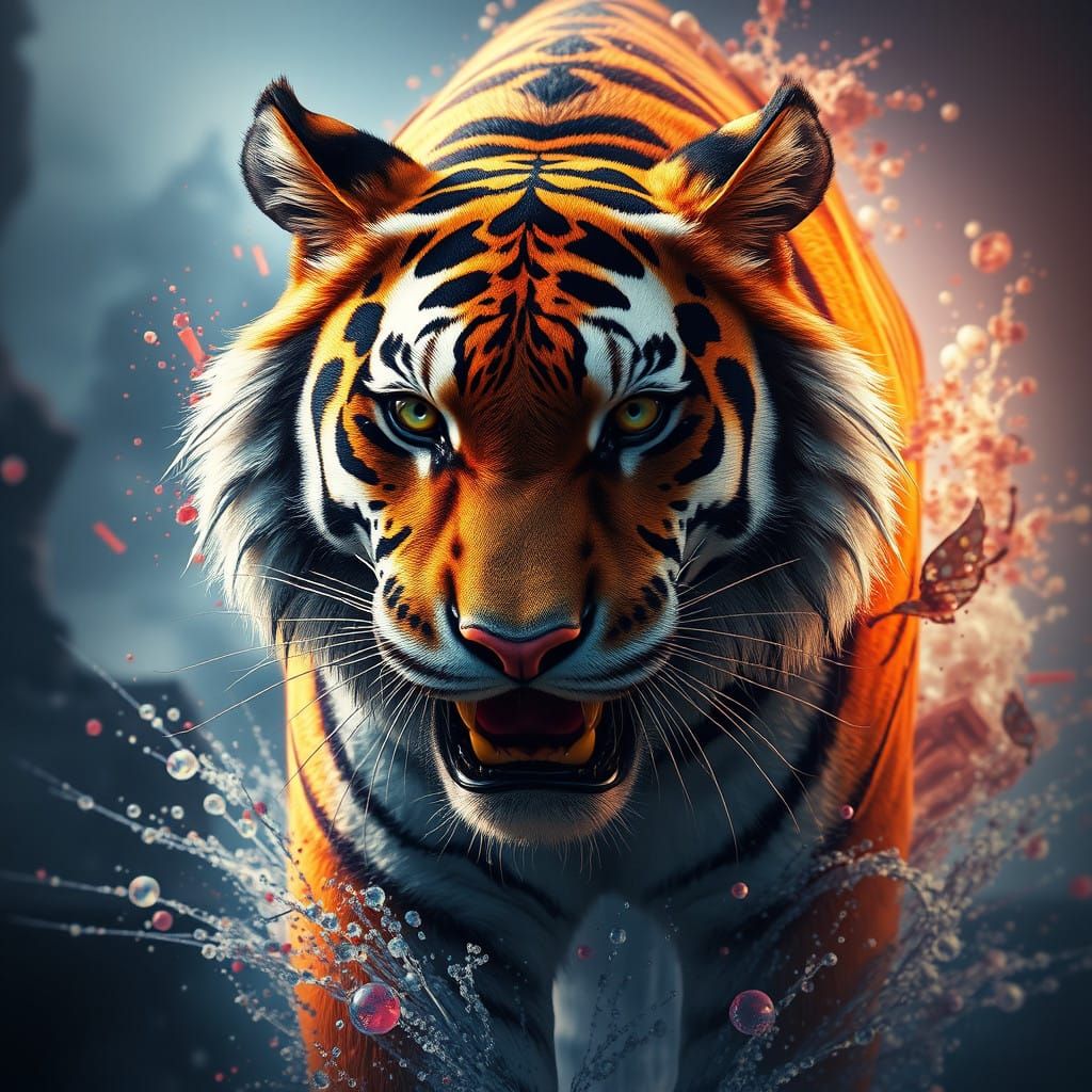 Epic Tiger Fantasy Scene in Unreal Engine 5