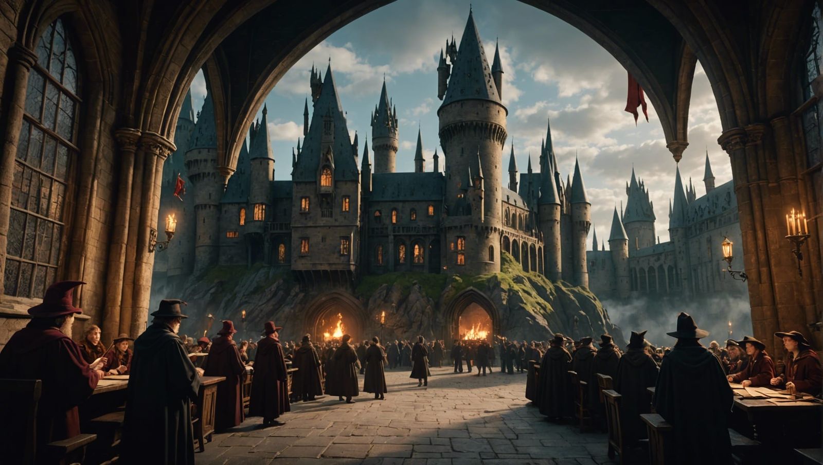 Harry Potter Pulling Gryffindor Sword: Fantasy Concept Art