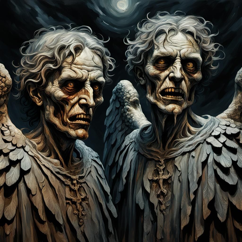 Grotesque Angels: A Gothic Horror Masterpiece