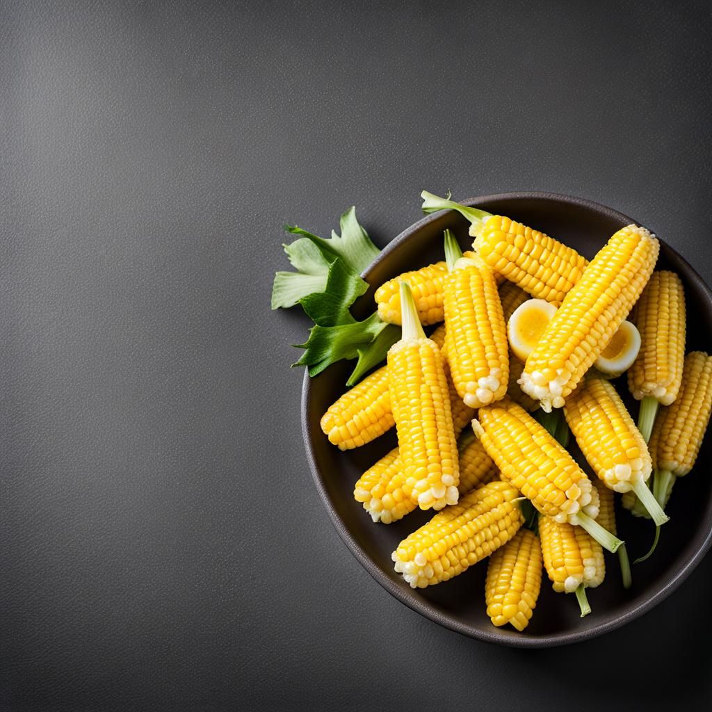 Buttery Baby Cornlettes in Macro Composite