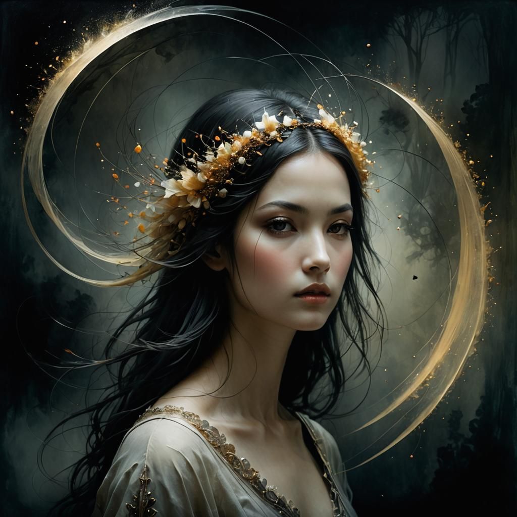 Chiaroscuro Volumetric Parabola in Art Style