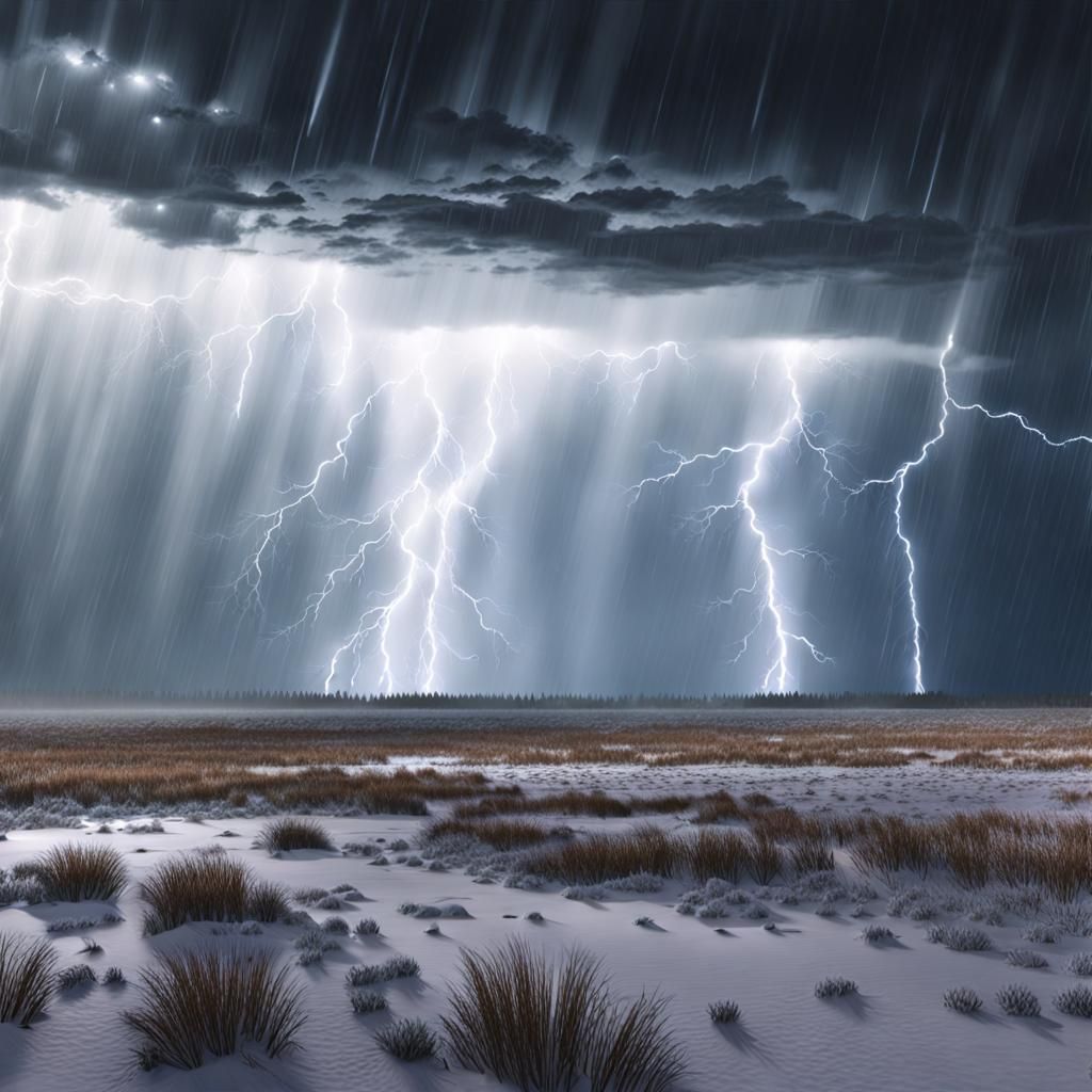 SEVERE THUNDERSTORM LOTS OF LIGHTNING