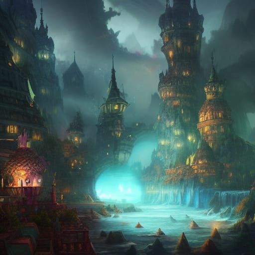 Fantastical Matte Painting in Unreal Engine 5