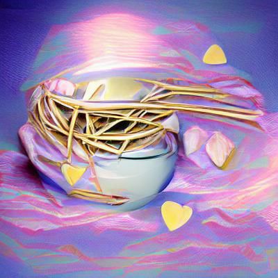 Soft Warm Hugs with Kintsugi Vaporwave Style