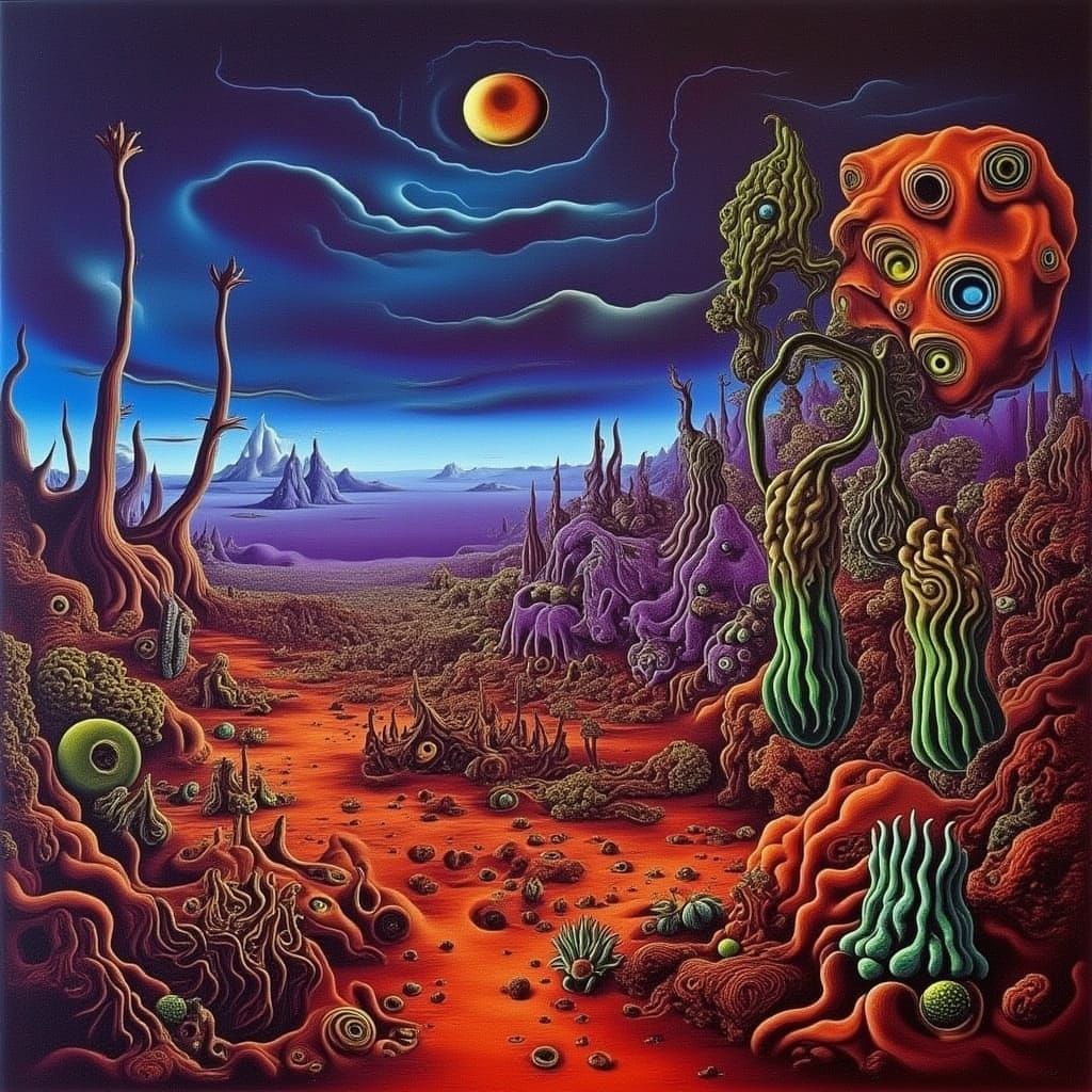 Alien Jungle Paradise on Mars