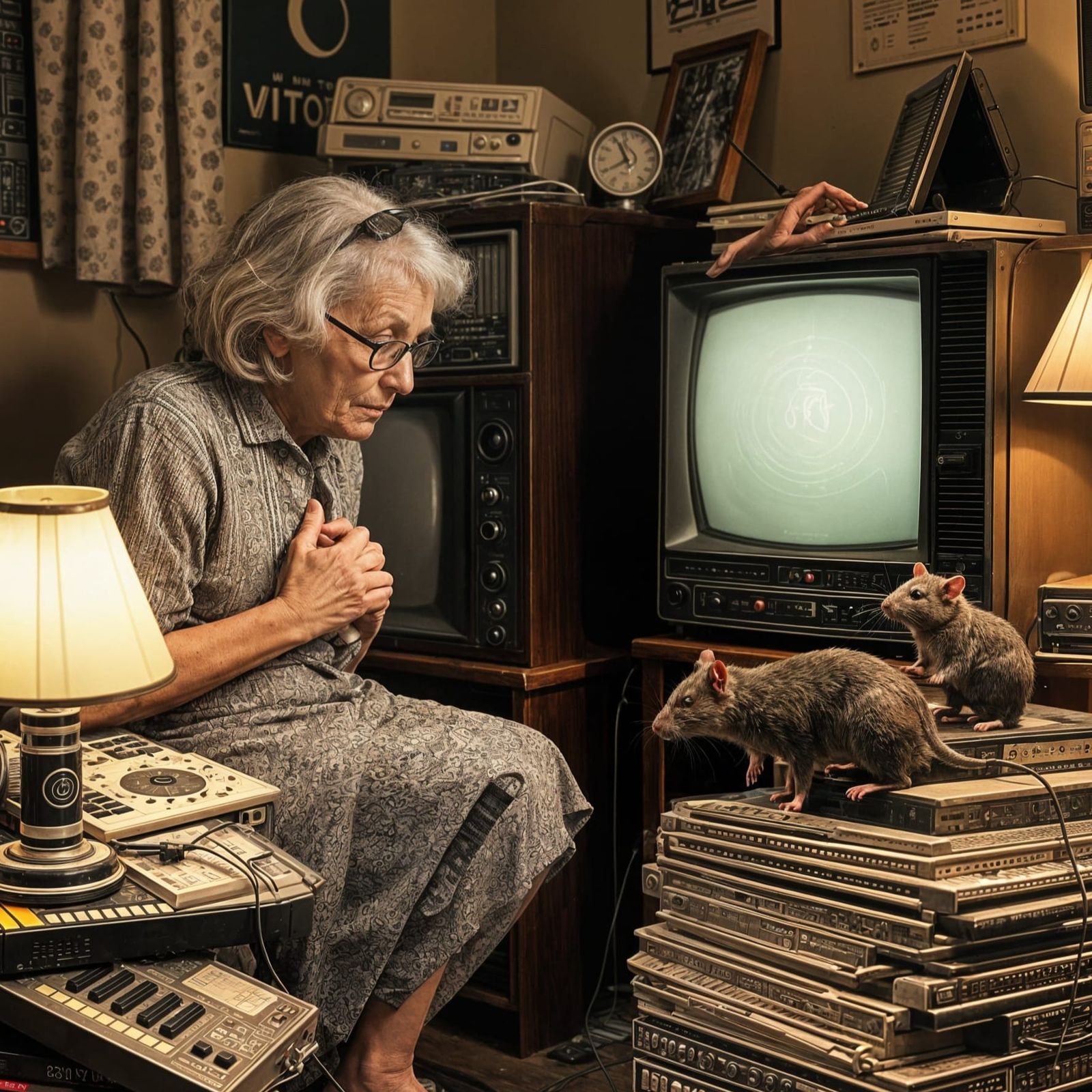 Elsie Seeks Tech Advice from Her Late Husband's Trusty Rats