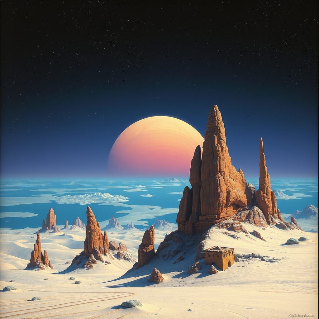 Surreal Grotesque Figures in Vivid Colors