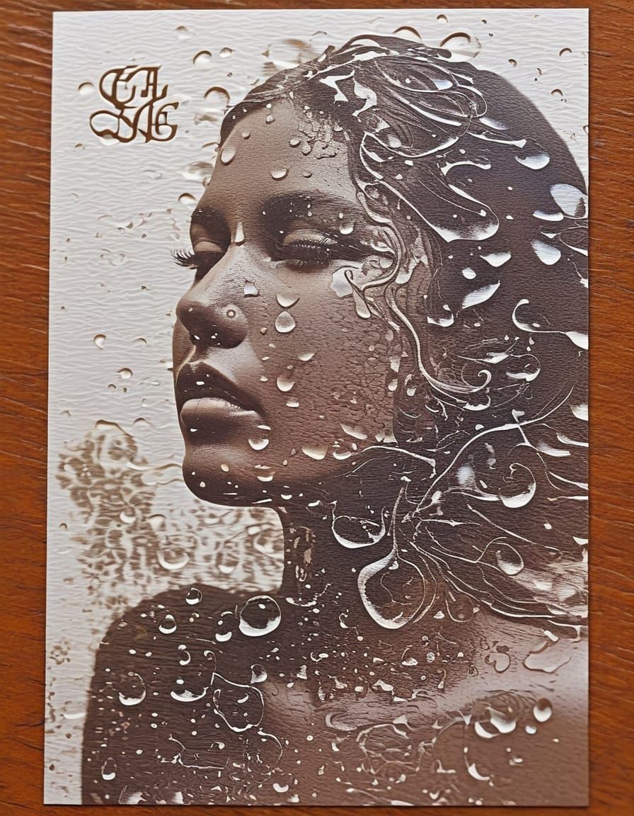 Liquified Embossing Liquified Silhouettes Liquified Tears