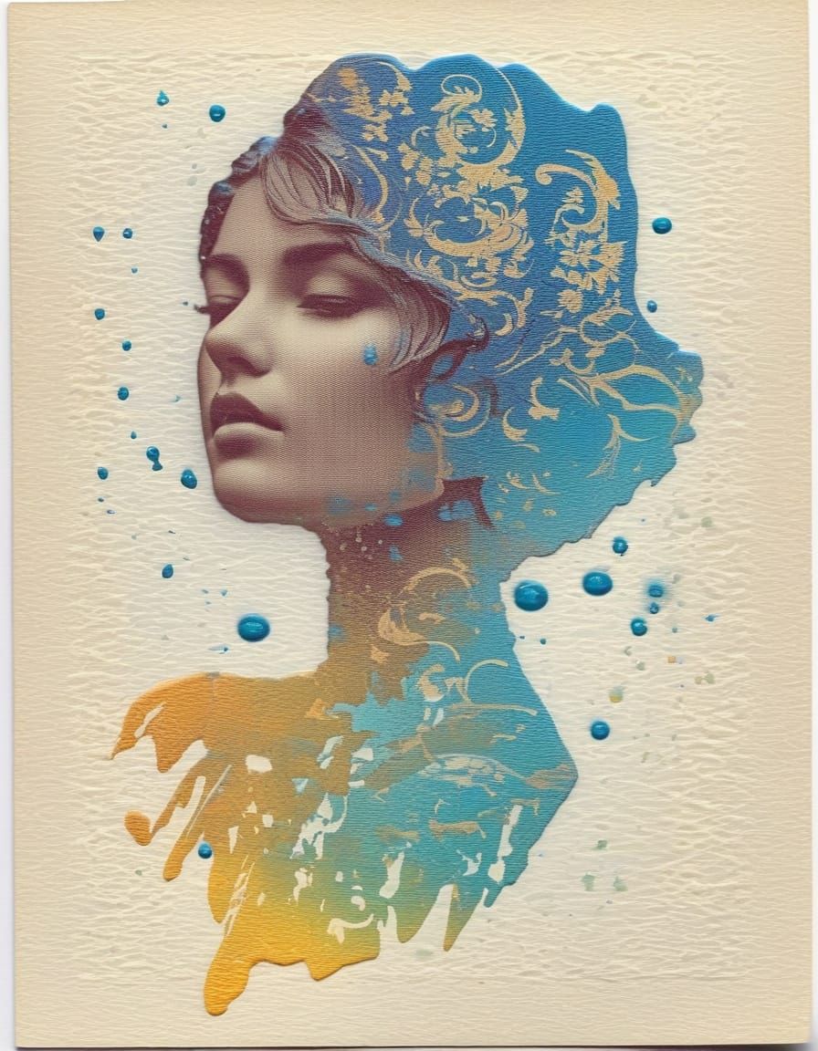 Liquified Embossing Liquified Silhouettes Liquified Tears