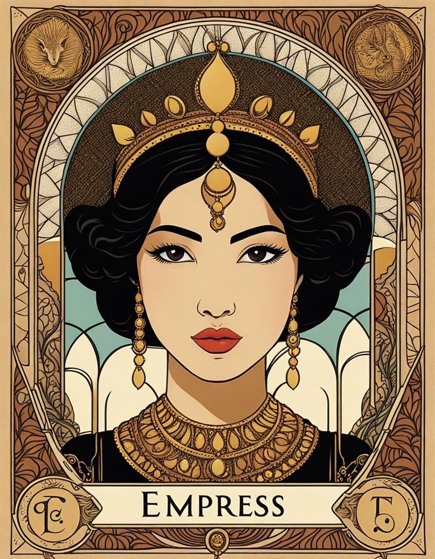 The Empress Tarot Card: Indonesian Woman