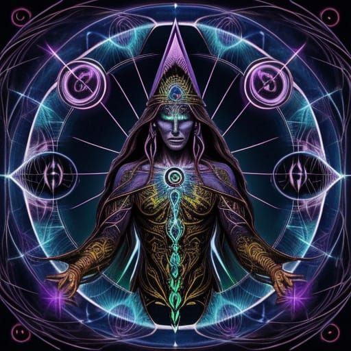 Psychic Seer in DMT Nightmare Vision