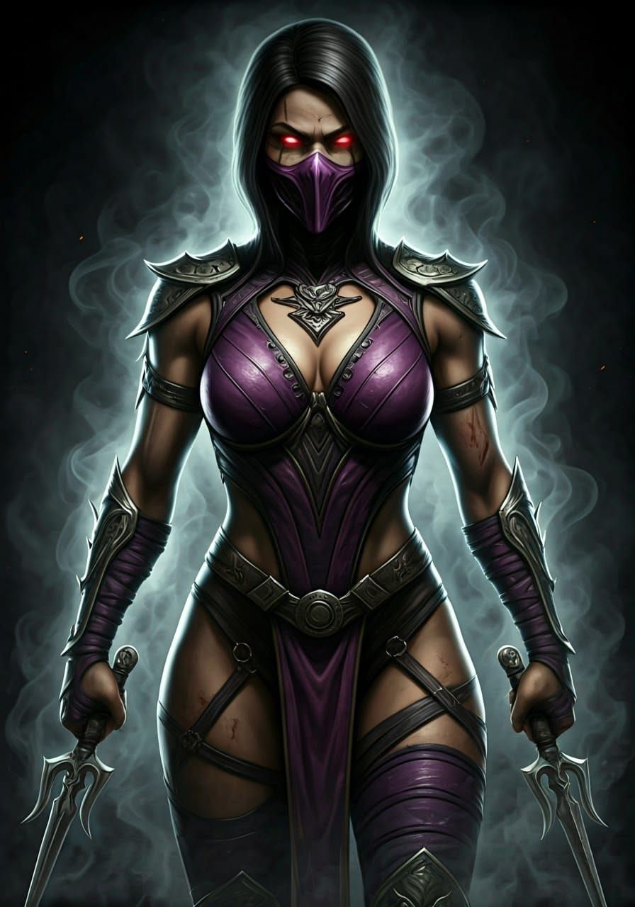 Melina from Mortal Kombat in Hyperrealistic Detail