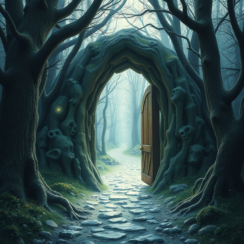 Surreal Portal to Enchanted Realm