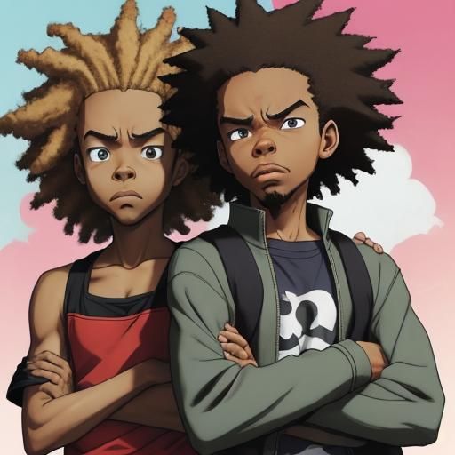 Boondocks Inspired Animated Scene