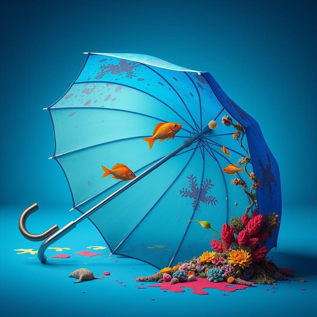 Vibrant Ocean Treasure in Fantasy Concept Art Style