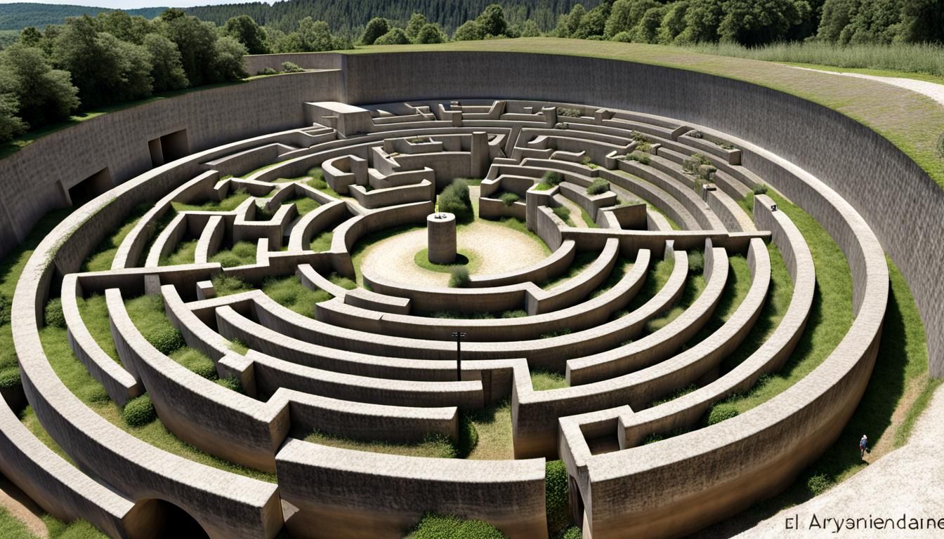 Complex Labyrinth of Ariadne with Hidden Secrets