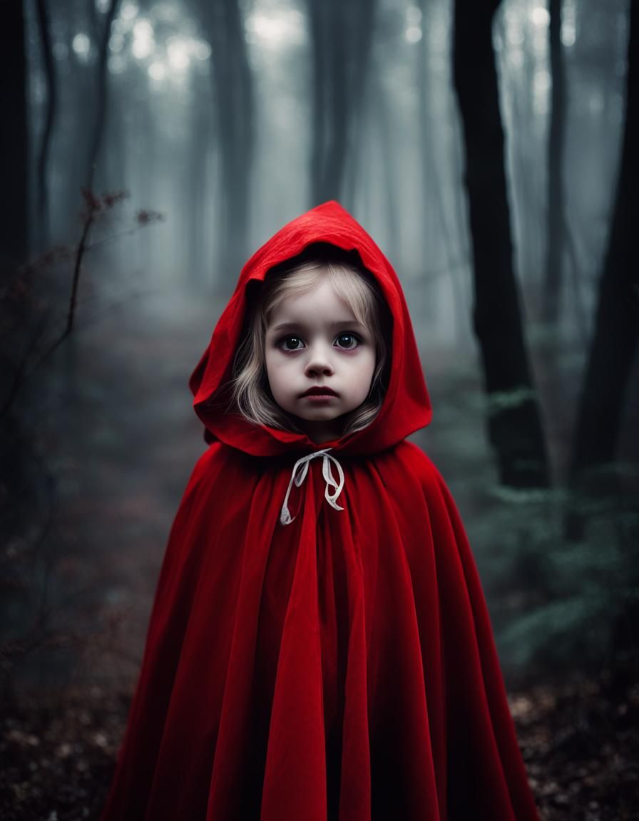 Eerie Ghost of Little Red Riding Hood