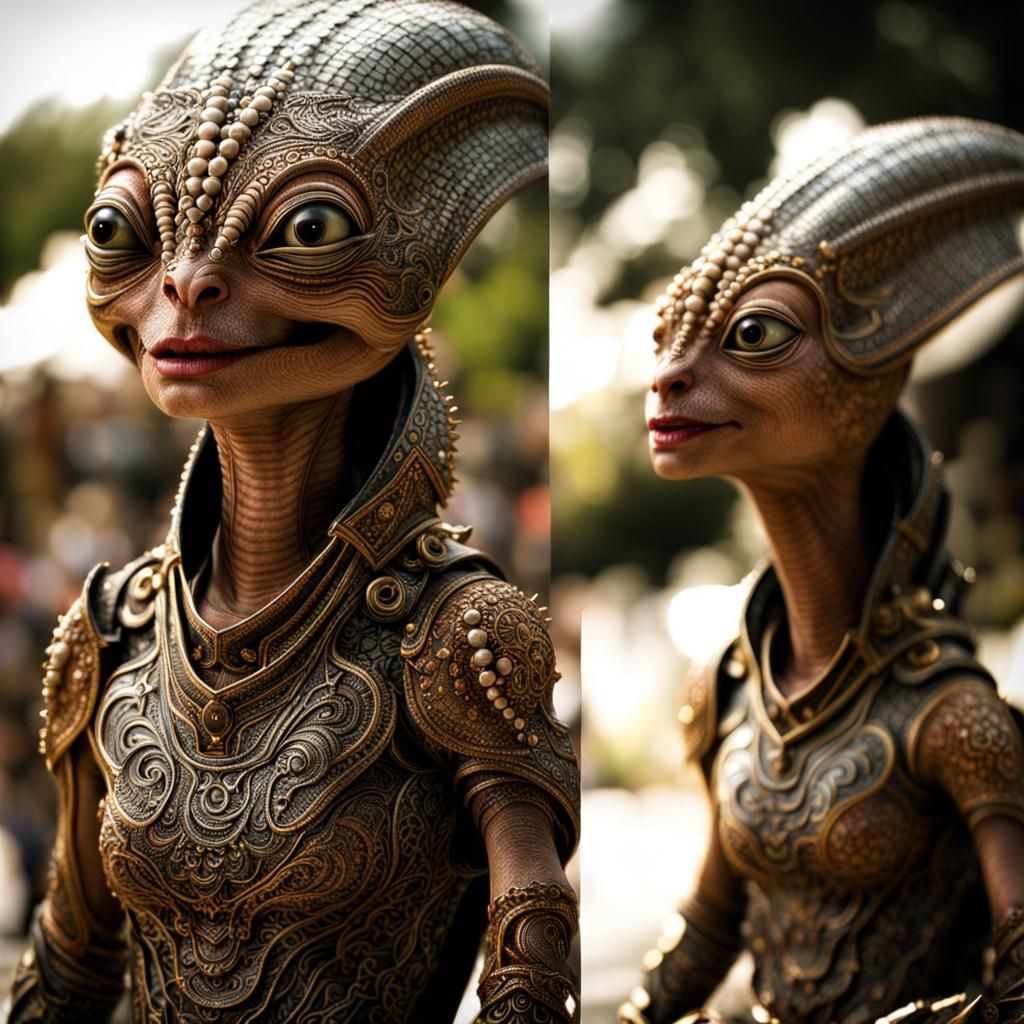 Photorealistic Aliens: Beautiful, Strange, and Complex