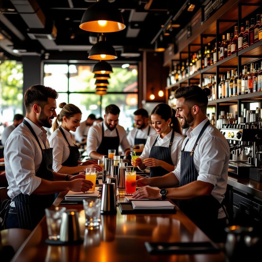 Vibrant Cocktail Training Session in Editorial Photography S...