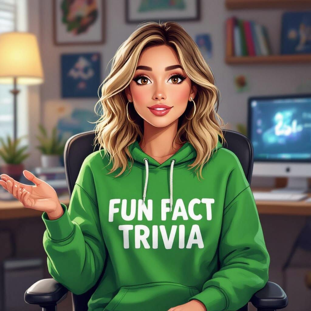 Young Woman Explaining Something in Her Home Office