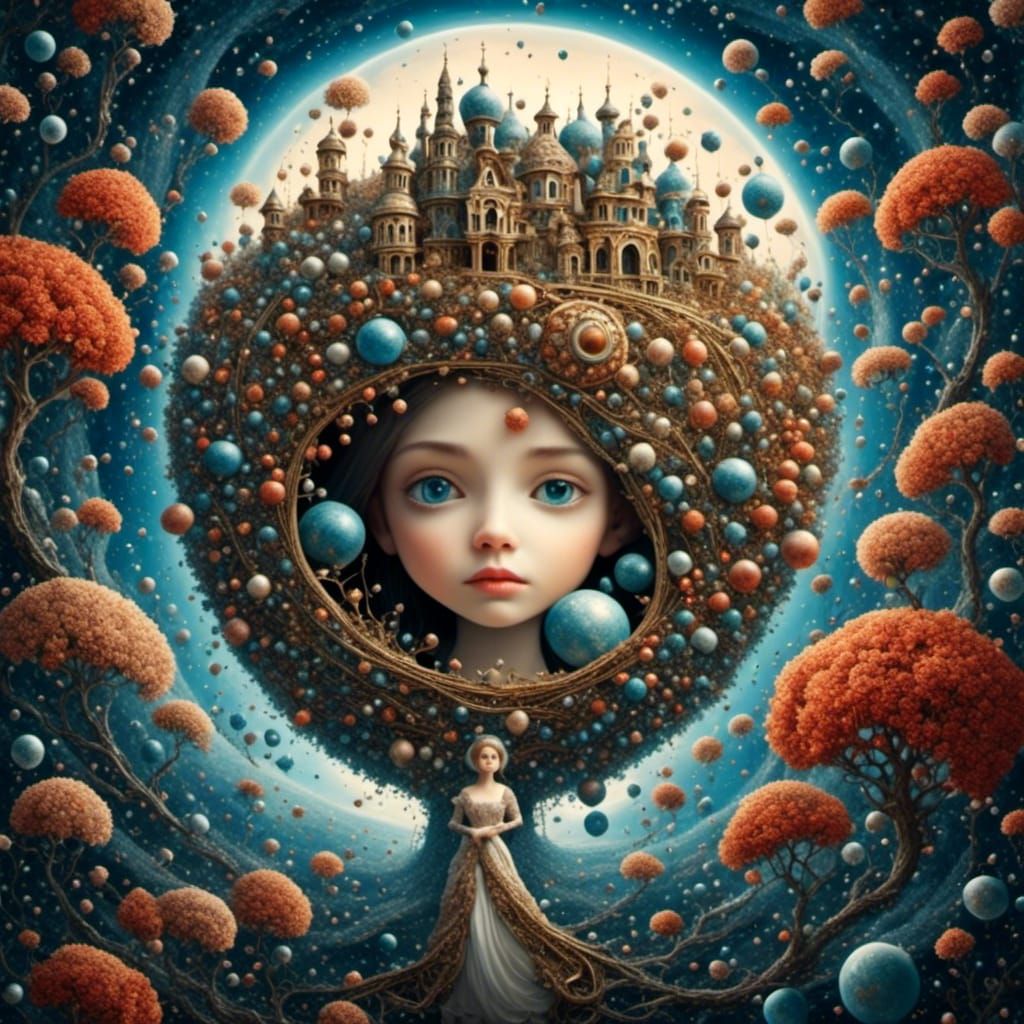 Surreal Pearlscape: Visualizing Timelessness and Spacelessne...