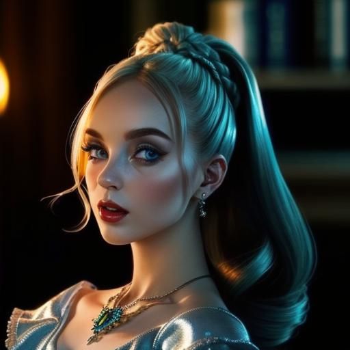 Surrealistic Psychedelic Scene in 3D