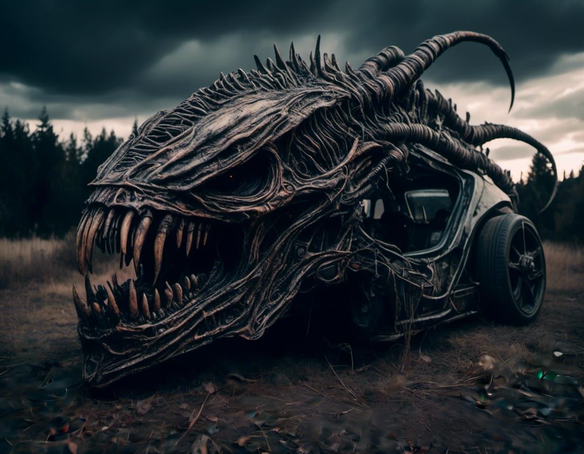 Xenomorph Car Concept in 4K Realism