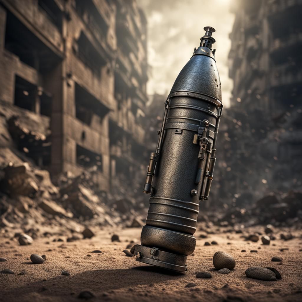 Hyperrealistic Rocket Propelled Grenade in HDR