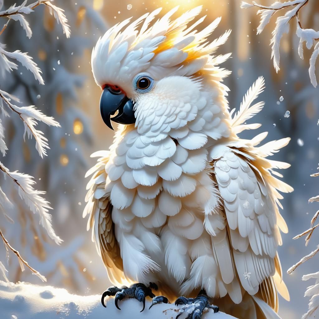 Frozen Cockatoo